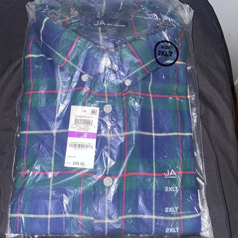 ESSENTIALS 2XLT NAVY BLUE.